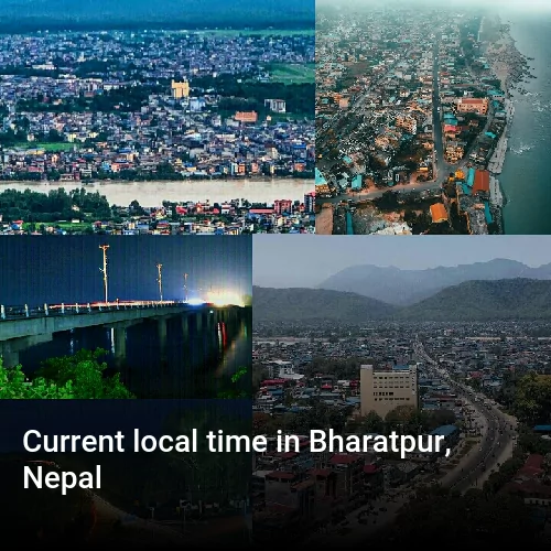 Current local time in Bharatpur, Nepal