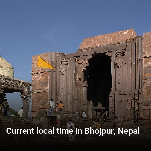 Current local time in Bhojpur, Nepal