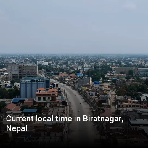 Current local time in Biratnagar, Nepal