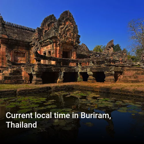 Current local time in Buriram, Thailand