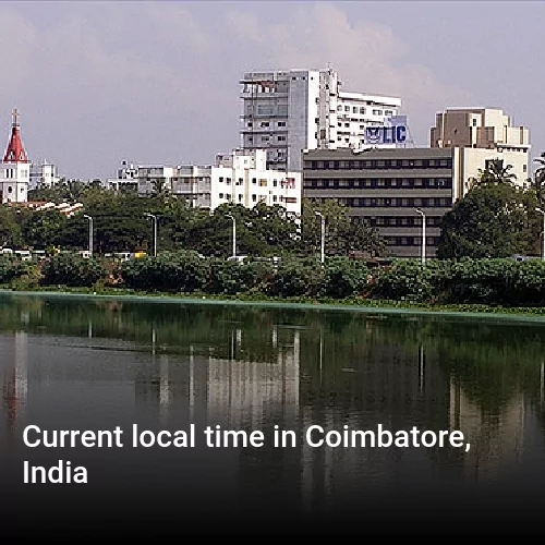 Current local time in Coimbatore, India
