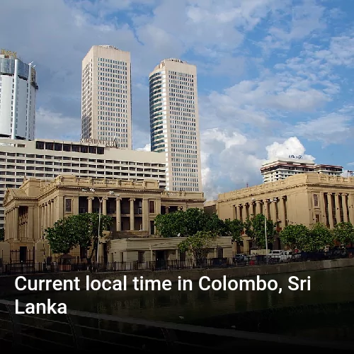 Current time Colombo, Sri Lanka. What time is it Colombo, Sri Lanka