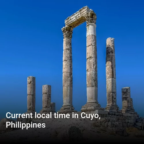 Current local time in Cuyo, Philippines