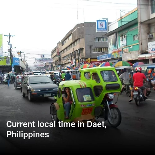 Current local time in Daet, Philippines