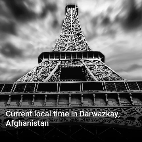 Current local time in Darwazkay, Afghanistan