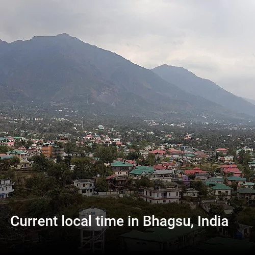 Current local time in Bhagsu, India