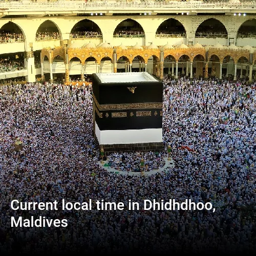 Current local time in Dhidhdhoo, Maldives