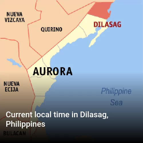 Current local time in Dilasag, Philippines