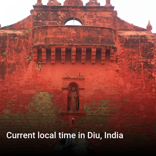 Current local time in Diu, India
