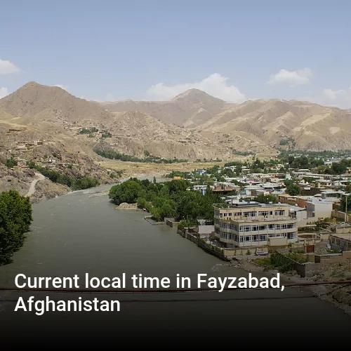 Current local time in Fayzabad, Afghanistan