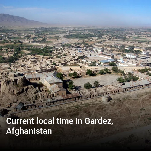 Current local time in Gardez, Afghanistan