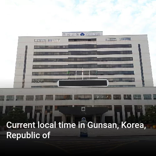 Current local time in Gunsan, Korea, Republic of