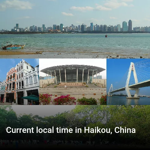 Current local time in Haikou, China