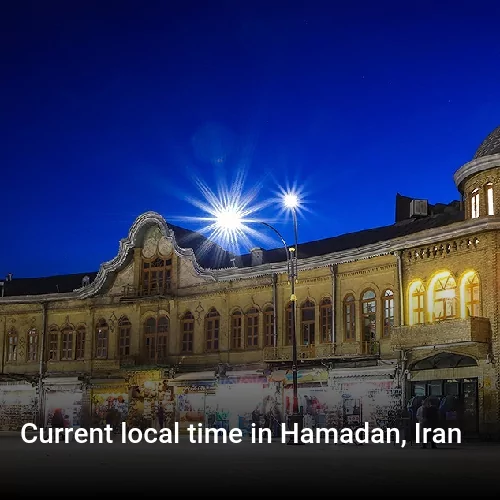 Current local time in Hamadan, Iran