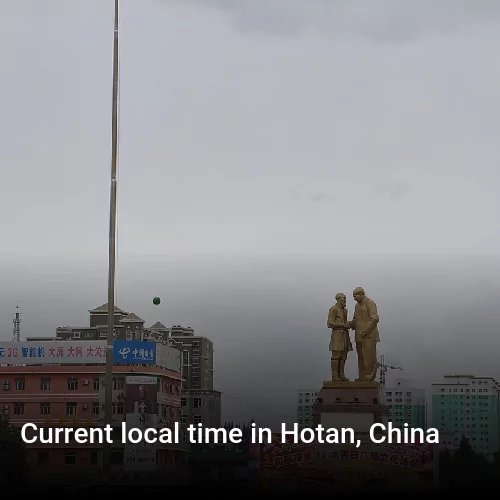 Current local time in Hotan, China