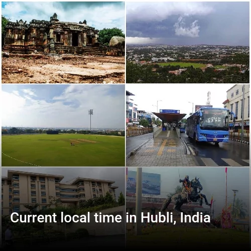 Current local time in Hubli, India