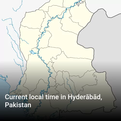 Current local time in Hyderābād, Pakistan