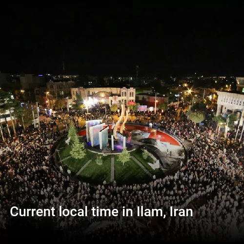 Current local time in Ilam, Iran