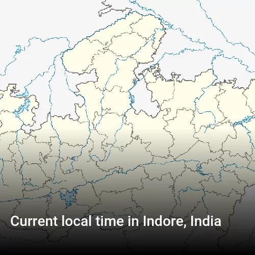Current local time in Indore, India