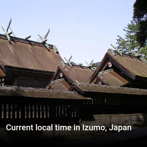 Current local time in Izumo, Japan