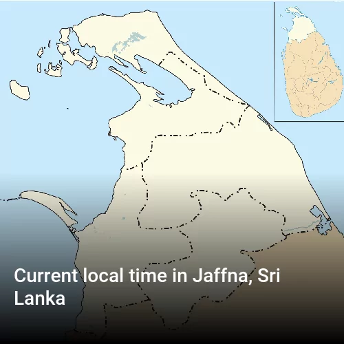 Current local time in Jaffna, Sri Lanka