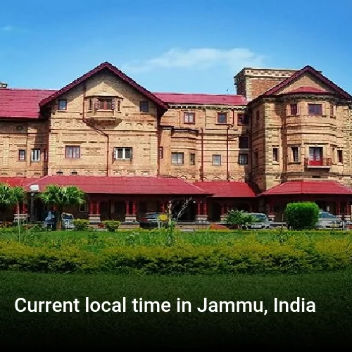 Current local time in Jammu, India