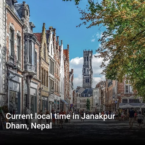 Current local time in Janakpur Dham, Nepal