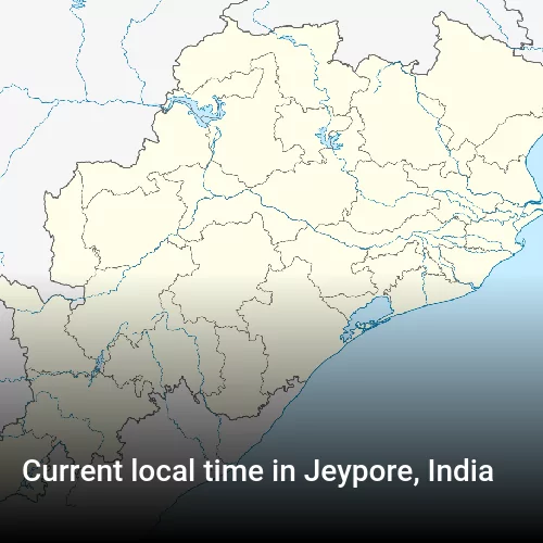 Current local time in Jeypore, India