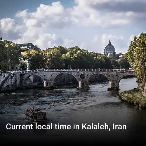 Current local time in Kalaleh, Iran