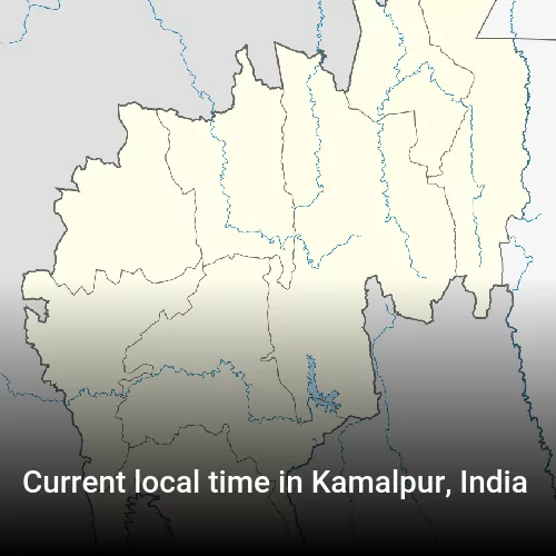 Current local time in Kamalpur, India