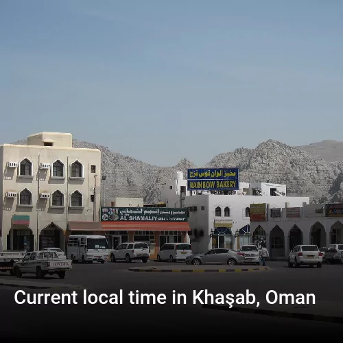 Current local time in Khaşab, Oman