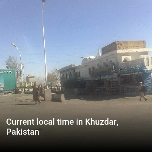 Current local time in Khuzdar, Pakistan