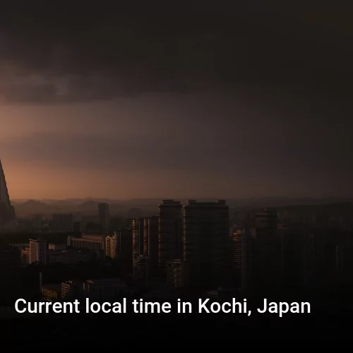 Current local time in Kochi, Japan