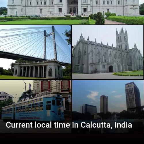 Current local time in Calcutta, India