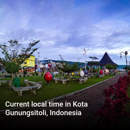 Current local time in Kota Gunungsitoli, Indonesia