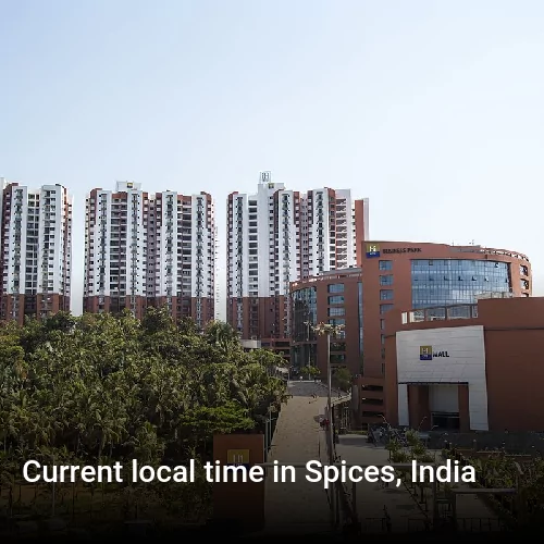 Current local time in Spices, India