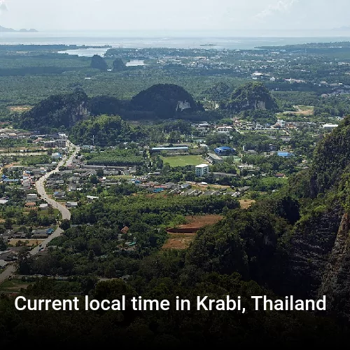 Current local time in Krabi, Thailand