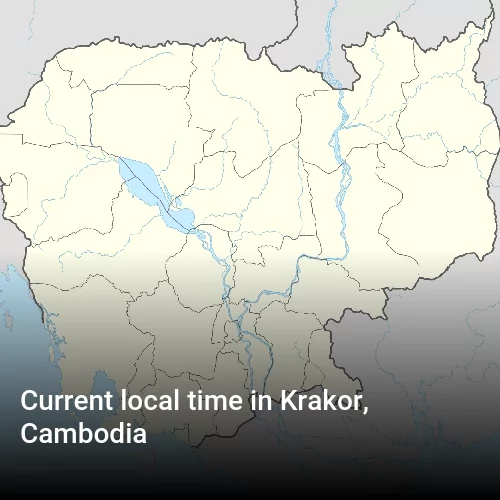 Current local time in Krakor, Cambodia