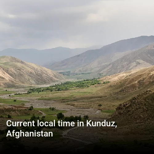 Current local time in Kunduz, Afghanistan