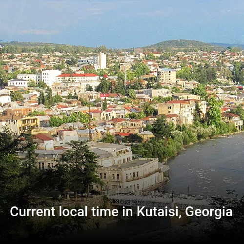 Current local time in Kutaisi, Georgia