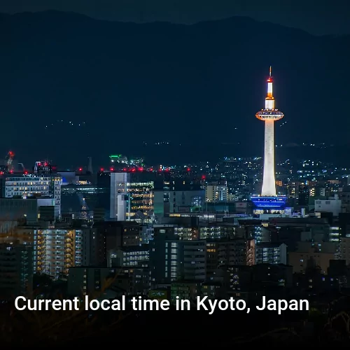 Current local time in Kyoto, Japan
