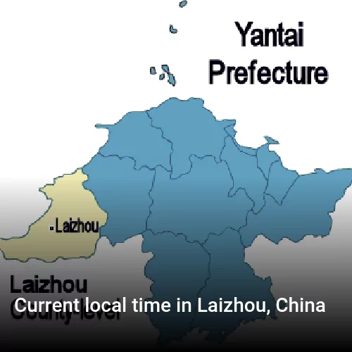 Current local time in Laizhou, China
