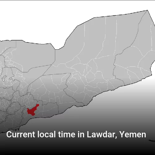 Current local time in Lawdar, Yemen