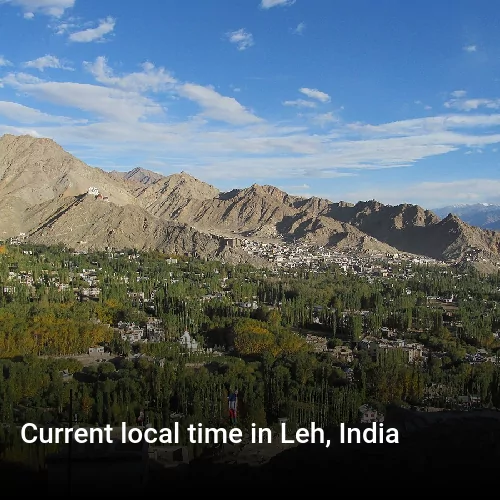 Current local time in Leh, India