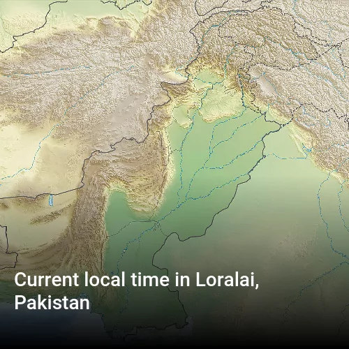 Current local time in Loralai, Pakistan