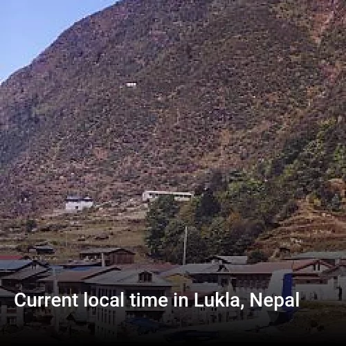 Current local time in Lukla, Nepal