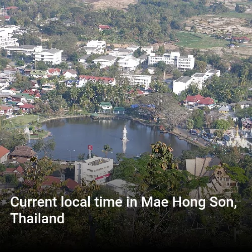 Current local time in Mae Hong Son, Thailand