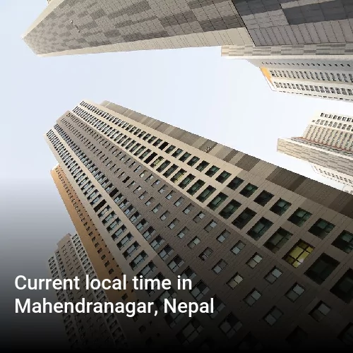 Current local time in Mahendranagar, Nepal