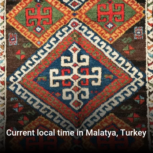 Current local time in Malatya, Turkey