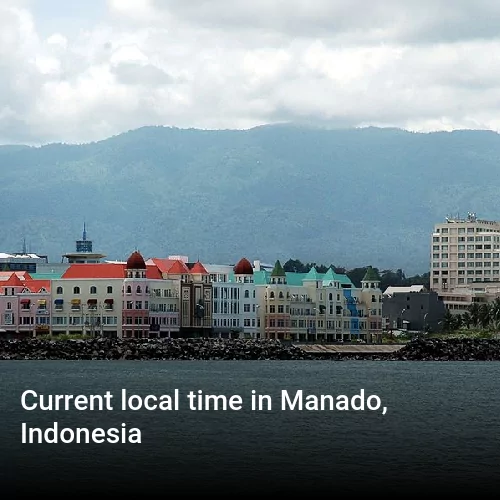 Current local time in Manado, Indonesia
